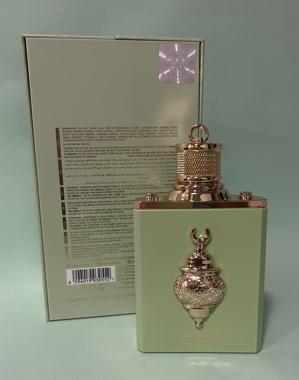 FANOOS UNISEX EDP - 100 ML (3.4oz) BY AMARAN EXCLUSIVE